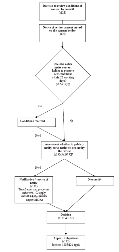 Condition Review process flowchart